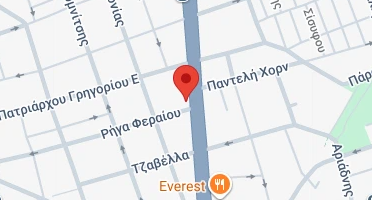 Location of business on map