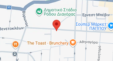 Location of business on map