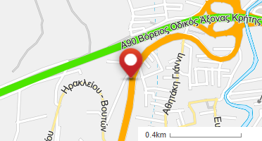 Location of business on map