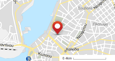 Location of business on map