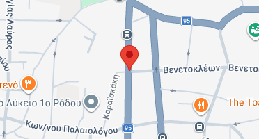 Location of business on map