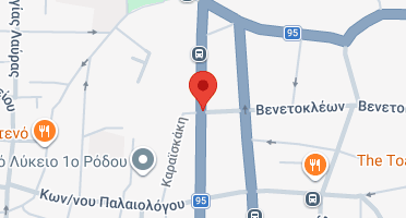 Location of business on map