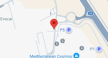 Location of business on map