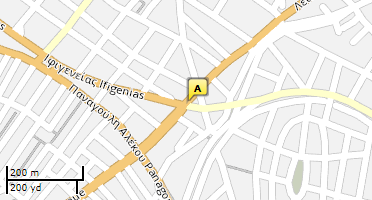 Location of business on map
