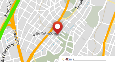 Location of business on map