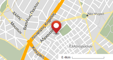 Location of business on map