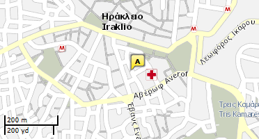 Χάρτης και σημείο της επιχείρησης