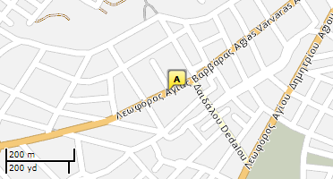 Location of business on map