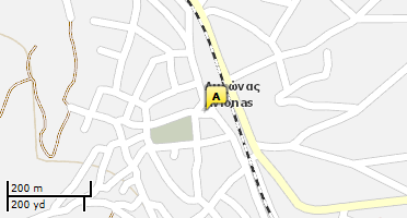 Location of business on map