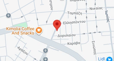 Location of business on map