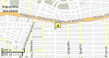 Location of business on map