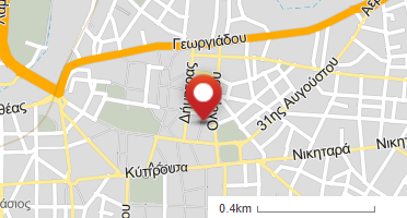 Location of business on map