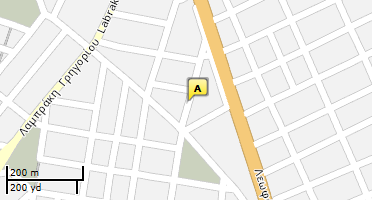 Location of business on map