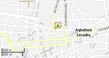 Χάρτης και σημείο της επιχείρησης