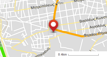 Location of business on map