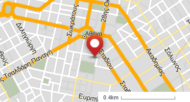 Location of business on map