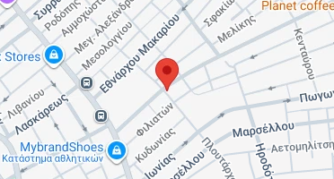 Location of business on map