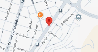 Location of business on map