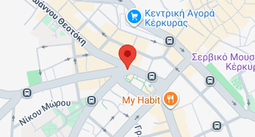 Location of business on map