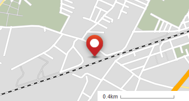 Location of business on map