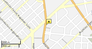 Location of business on map