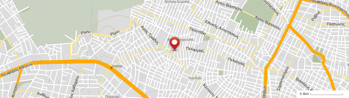 Χάρτης και σημείο της επιχείρησης