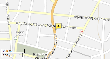 Location of business on map