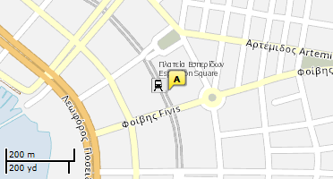 Location of business on map