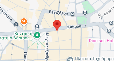 Location of business on map