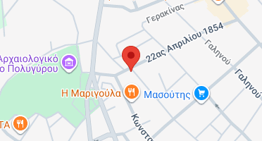 Location of business on map