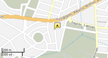 Location of business on map