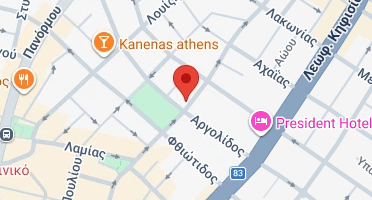 Location of business on map