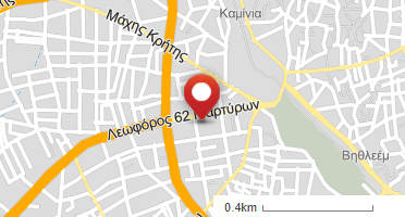 Location of business on map