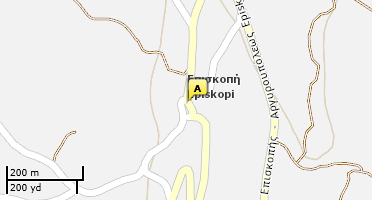 Location of business on map