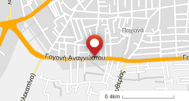 Location of business on map