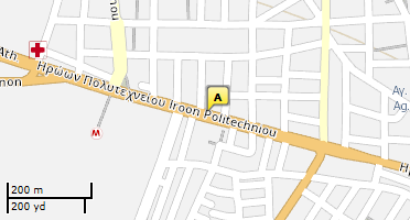 Location of business on map