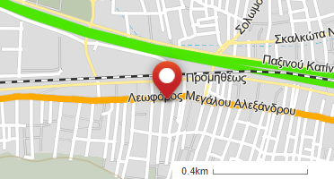 Location of business on map