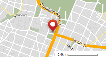 Location of business on map