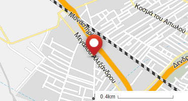 Location of business on map