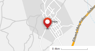 Location of business on map