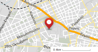 Location of business on map