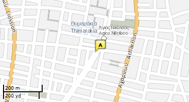 Location of business on map