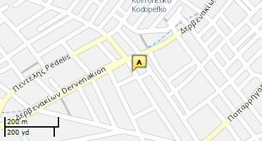 Location of business on map