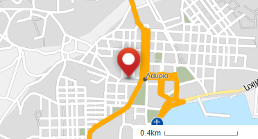 Location of business on map
