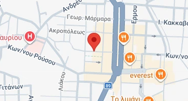 Location of business on map