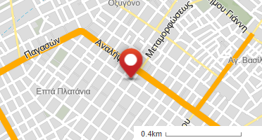 Location of business on map