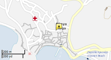 Location of business on map