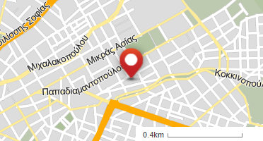 Location of business on map