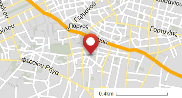 Location of business on map