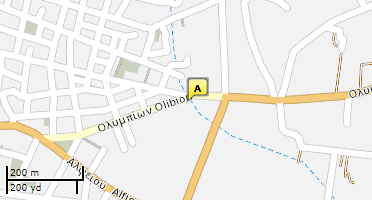 Location of business on map